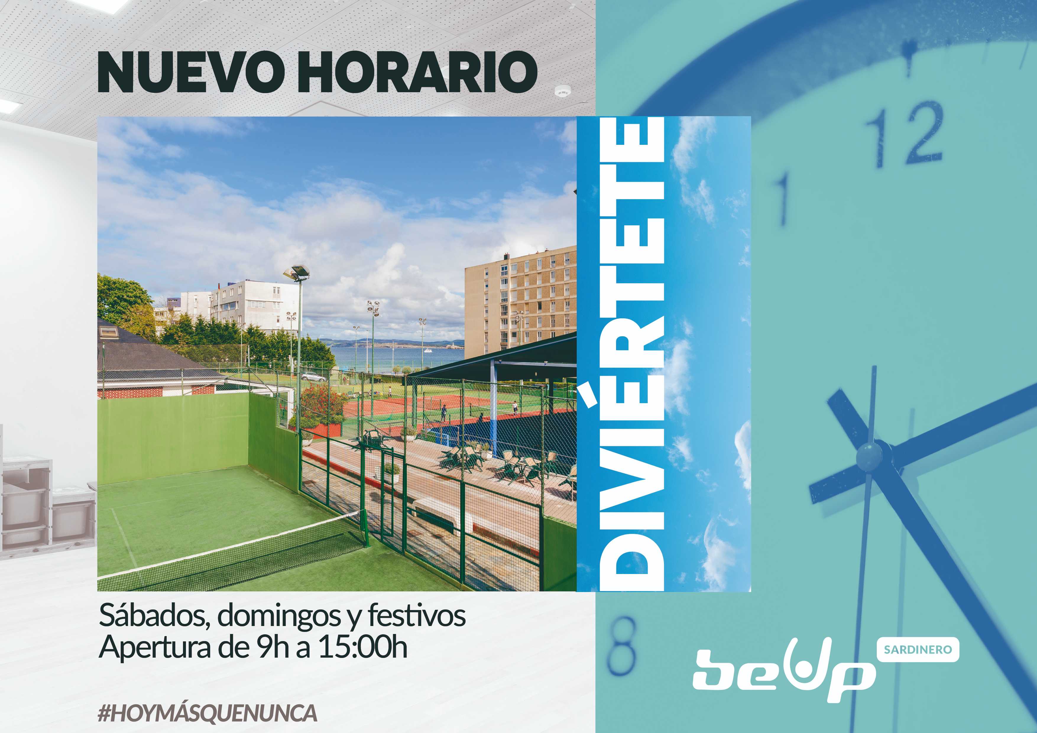 Nuevo horario de apertura